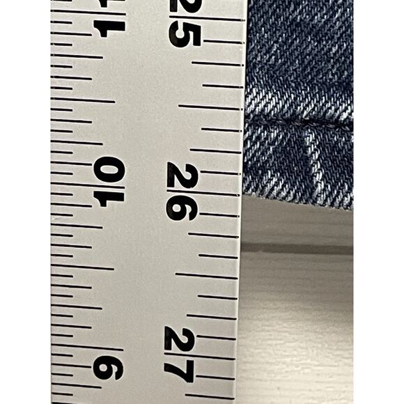 Express Jeans Womens 00 Blue Mom Jean Super High Rise Stretch Denim Skinny Pants - Picture 8 of 16